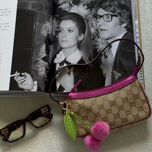 Mini Gucci Crystal Charm Pochette 🌸
